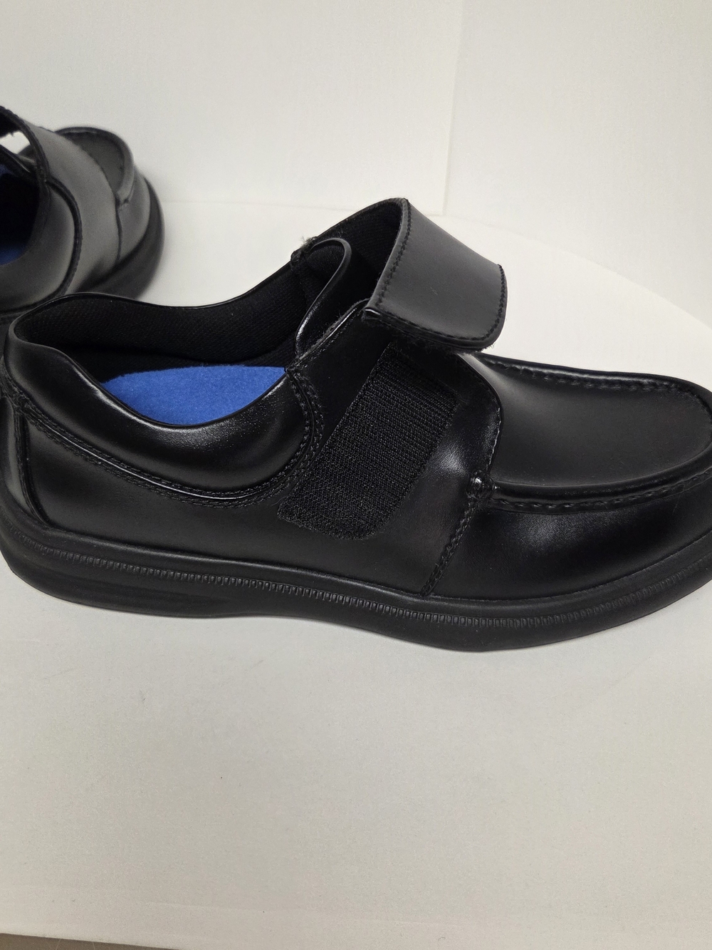 Hush Puppies Gil Black Leather Comfort Shoes Men’s 9 Wide. #0238 - Picture 8 of 12